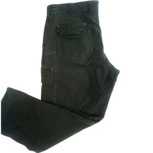 Duluth Trading Co Flex Fire Hose Cargo Pants Mens 40x32 Relaxed Fit (D Green)